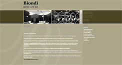 Desktop Screenshot of biondibistro.co.uk